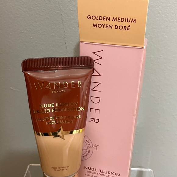 Wander Beauty Nude Illusion Liquid Foundation Golden medium - Picture 2 of 4